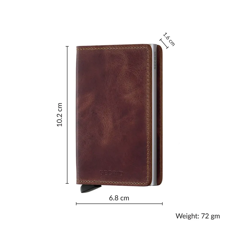 Secrid Slimwallet Vintage Brown