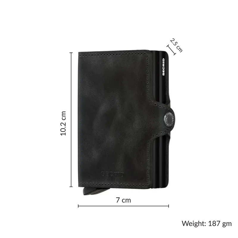 Secrid Twinwallet Vintage Black