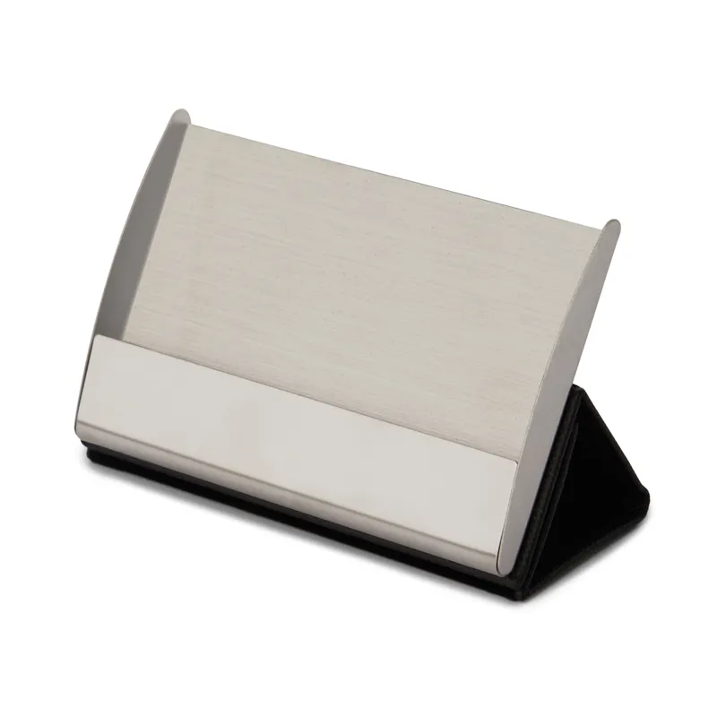 Sheaffer Gift Set 100 Ballpoint Pen with Business Card Holder  Brushed Chrome with Chrome Trims