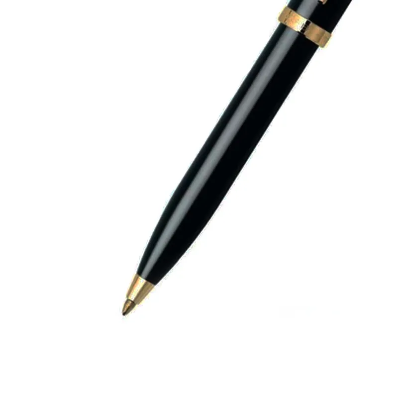 Sheaffer Gift Set 100 Ballpoint Pen with Table Clock  Glossy Black with Gold Trims