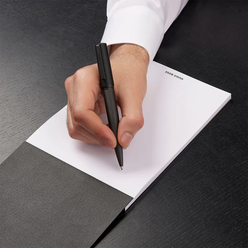 Hugo Boss Arche Iconic Black Ballpoint Pen
