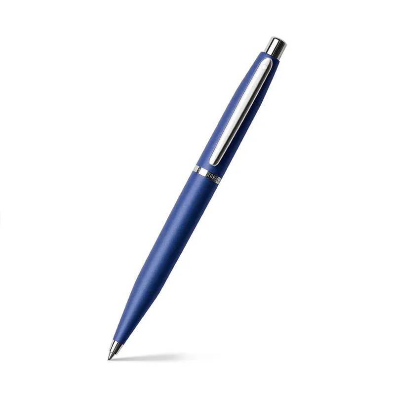 Sheaffer Gift Set VFM Ballpoint Pen with Small Notebook Neon Blue with Chrome Trims