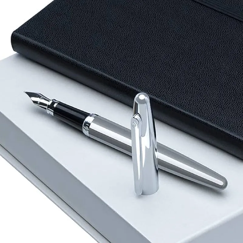 Sheaffer 9421 VFM Fountain Pen (Medium) Polished Chrome with Chrome-Plated Trim