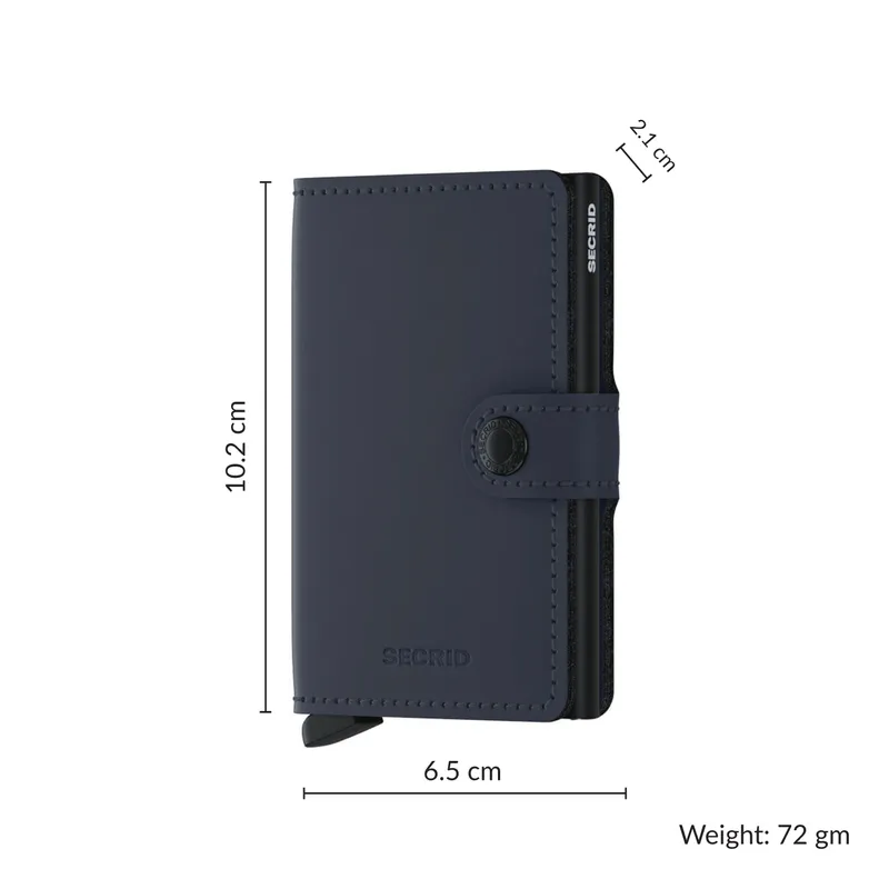 Secrid Miniwallet Matte Night Blue
