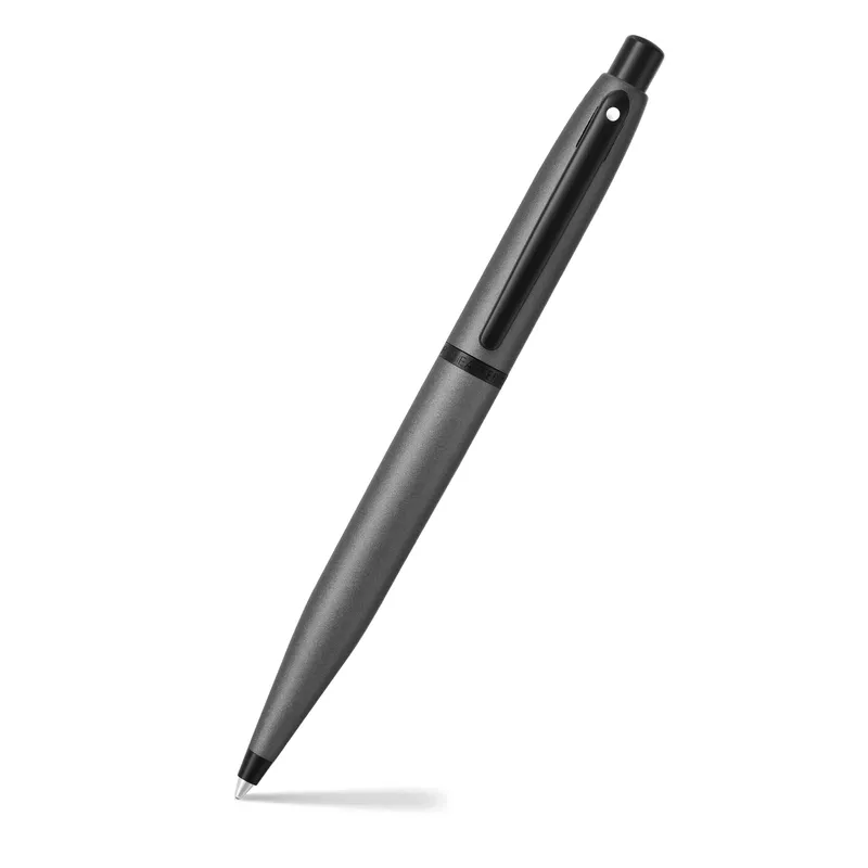Sheaffer VFM 9424 Matte Gray Ballpoint Pen With Matte Black Trim