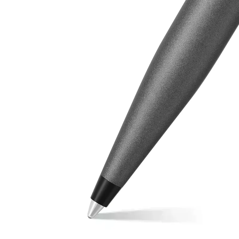 Sheaffer VFM 9424 Matte Gray Ballpoint Pen With Matte Black Trim