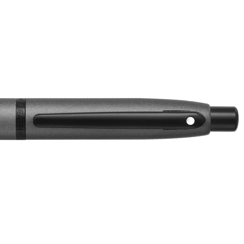 Sheaffer VFM 9424 Matte Gray Ballpoint Pen With Matte Black Trim