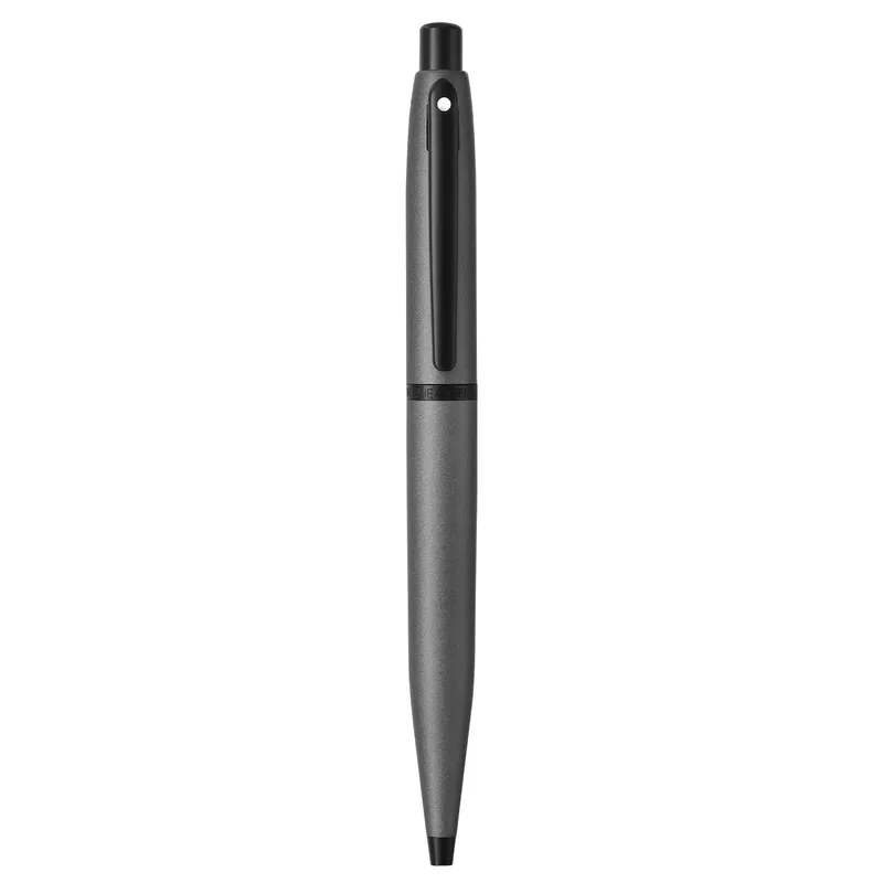 Sheaffer VFM 9424 Matte Gray Ballpoint Pen With Matte Black Trim