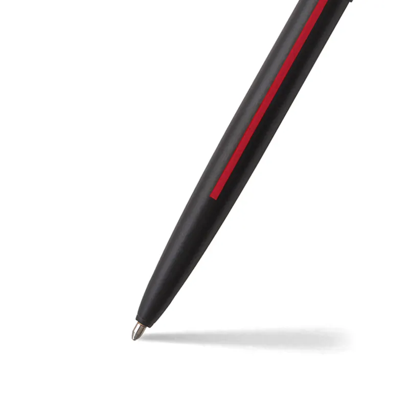 Fisher Space Non-Reflective Cap-O-Matic Firefighter Ballpoint Pen Matte Black and Red