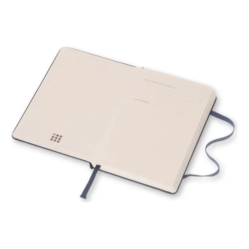 Moleskine Classic Pocket Size Hard Cover Notebook (Ruled) - Sapphire Blue