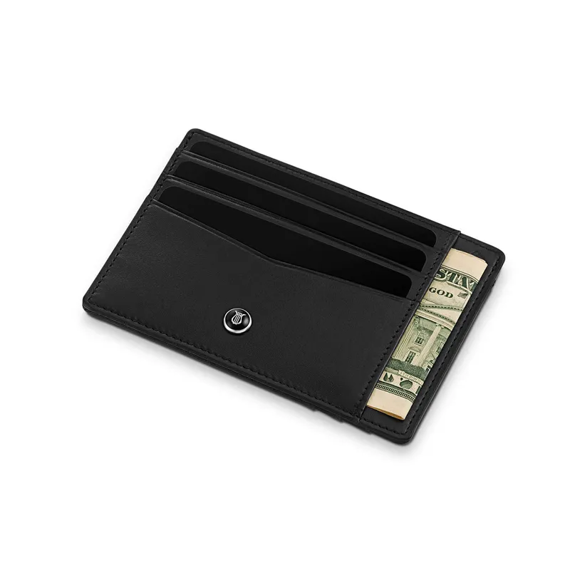 Lapis Bard Mayfair Credit Card Holder - Black