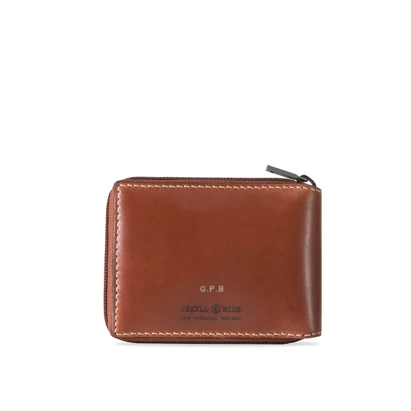 Jekyll & Hide 4295TECLG Texas Leather Bifold Wallet - Clay