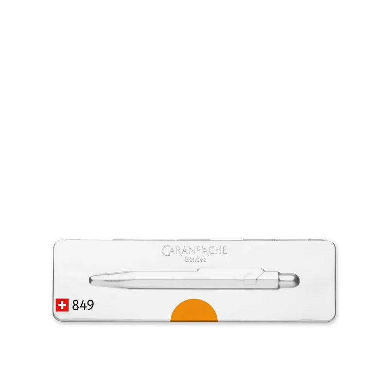 Caran d'Ache 849 PopLine Ballpoint Pen Fluorescent Orange