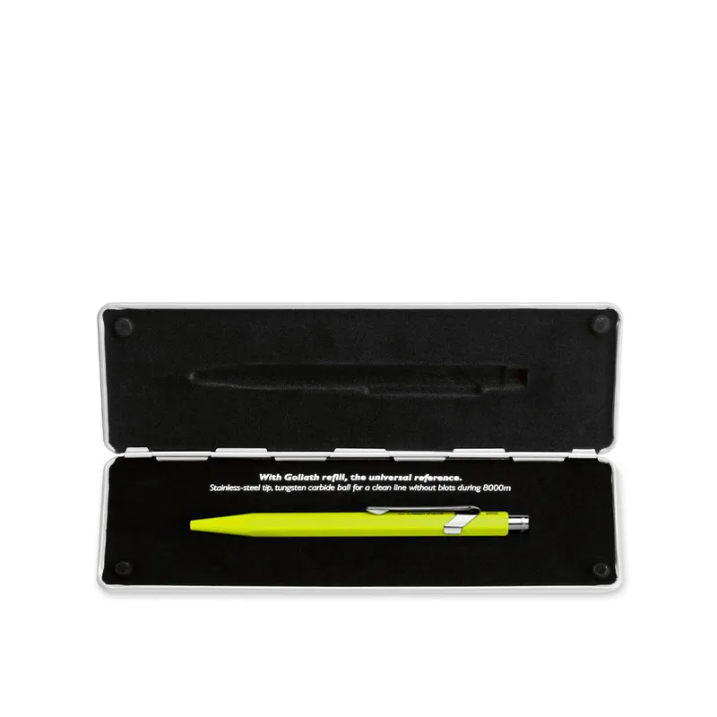 Caran d'Ache 849 PopLine Ballpoint Pen Fluorescent Yellow