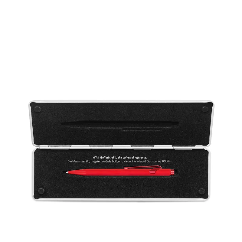 Caran d'Ache 849 Claim Your Style Ballpoint Pen - Scarlet Red