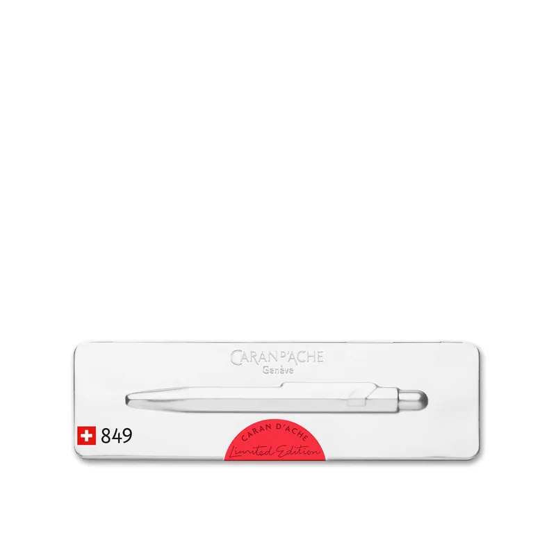 Caran d'Ache 849 Claim Your Style Ballpoint Pen - Scarlet Red
