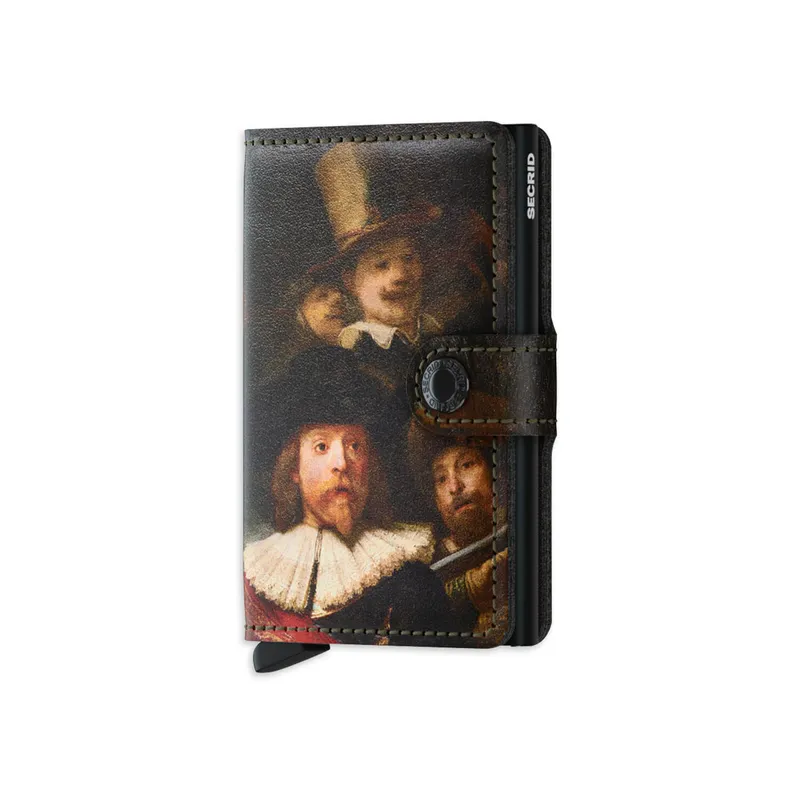 Secrid Art Night Watch Miniwallet - Black