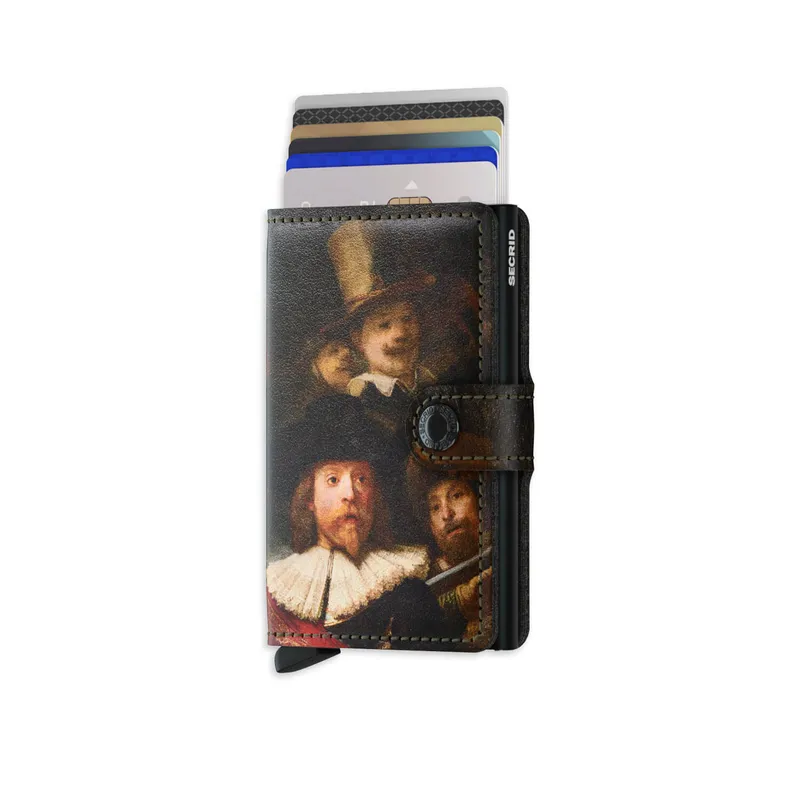 Secrid Art Night Watch Miniwallet - Black