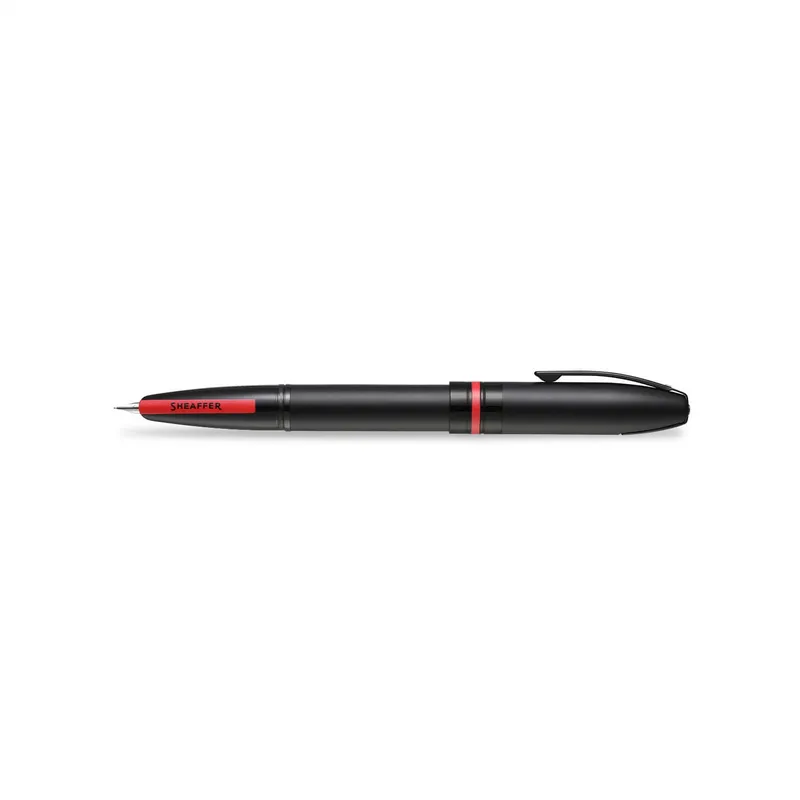 Sheaffer 9108 Icon Fountain Pen (Fine) - Matte Black with Glossy Black PVD Trim