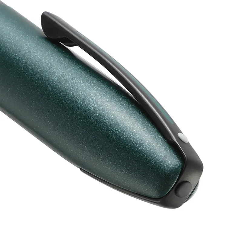 Sheaffer 9109 Icon Ballpoint Pen - Metallic Green with Glossy Black PVD Trim