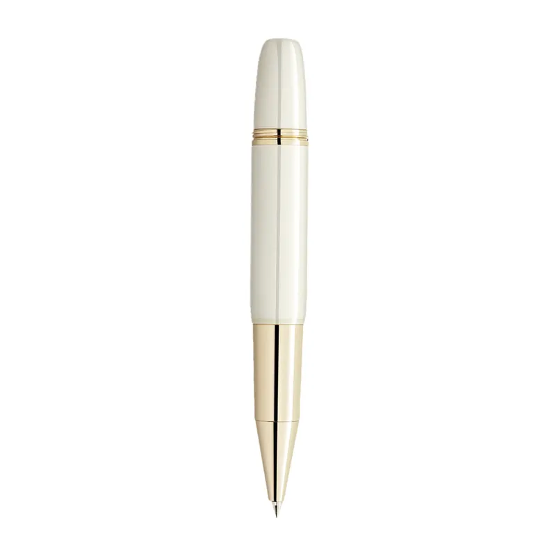 Montblanc Special Edition Heritage Rouge et Noir Baby Rollerball Pen - White With Gold Trim