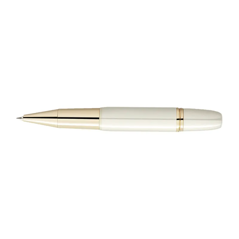 Montblanc Special Edition Heritage Rouge et Noir Baby Rollerball Pen - White With Gold Trim