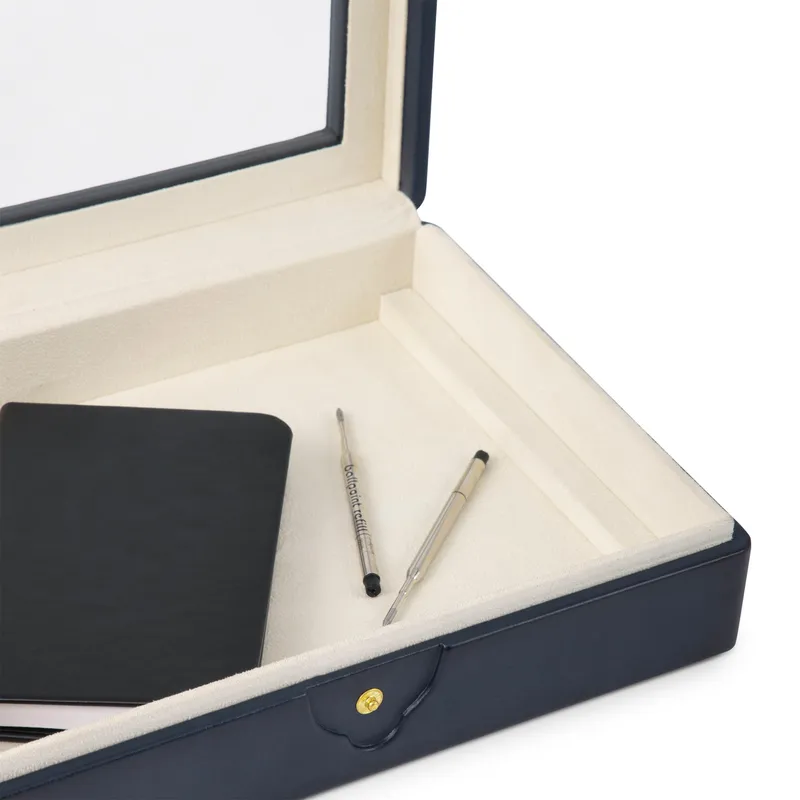 Lapis Bard Ducorium Hemingway Pen Chest (10 Pen) - Navy