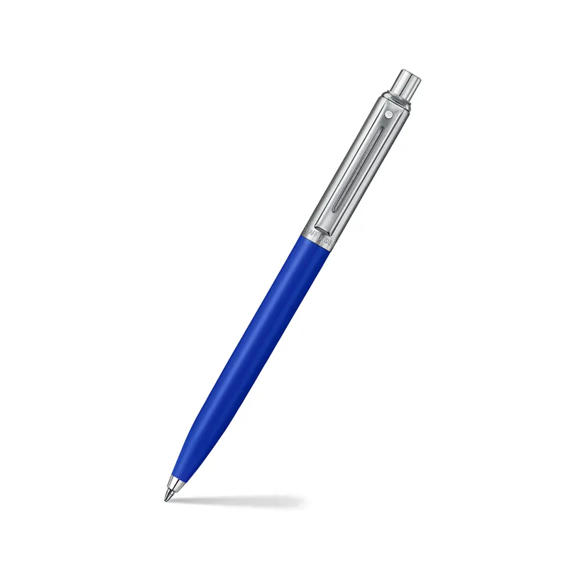 Sheaffer 321 Sentinel Ballpoint Pen Royal Blue with Chrome Trim