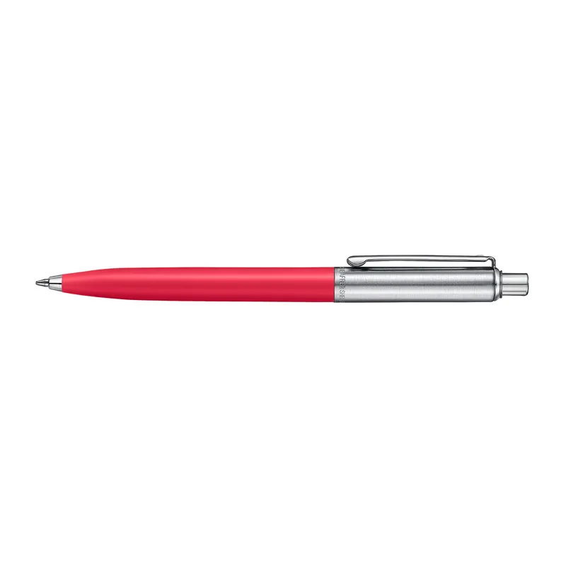Sheaffer 321 Sentinel Ballpoint Pen Rose Red with Chrome Trim
