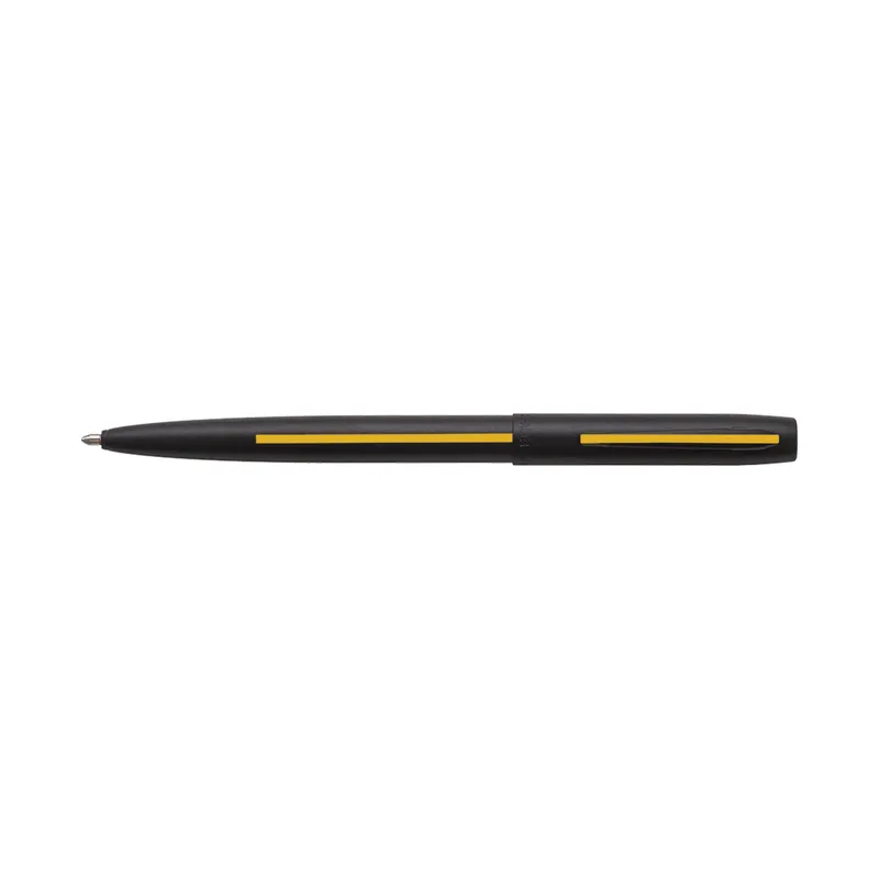 Fisher Space Non-Reflective Cap-O-Matic Dispatcher Ballpoint Pen - Matte Black And Gold