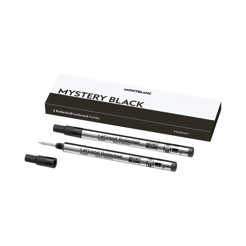 Montblanc 128225 Legrand Rollerball Refill Medium (Pack Of 2) - Mystery Black