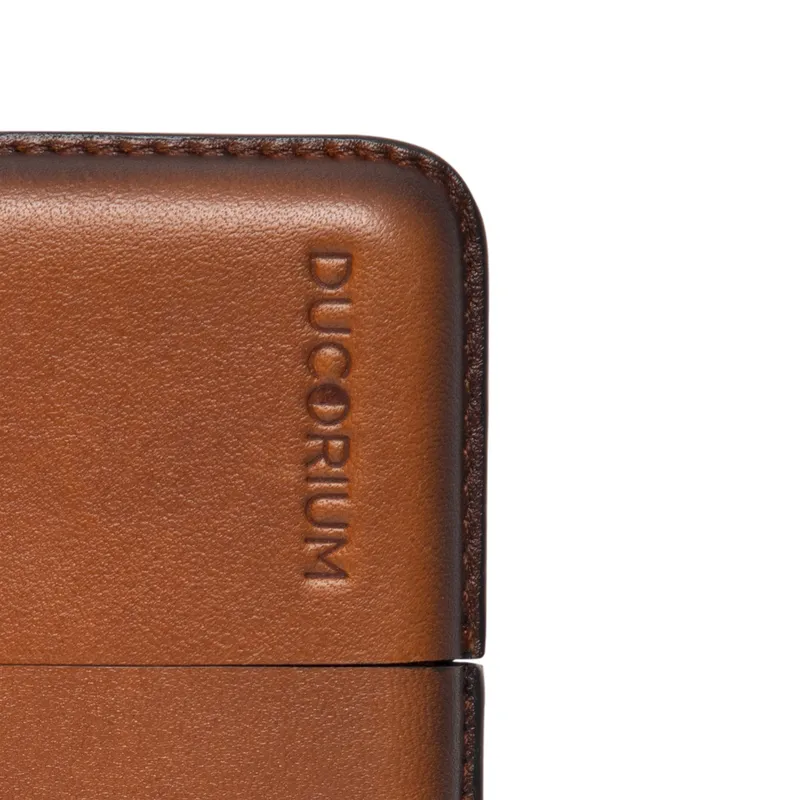Lapis Bard Ducorium Cognac Moulded Card Case
