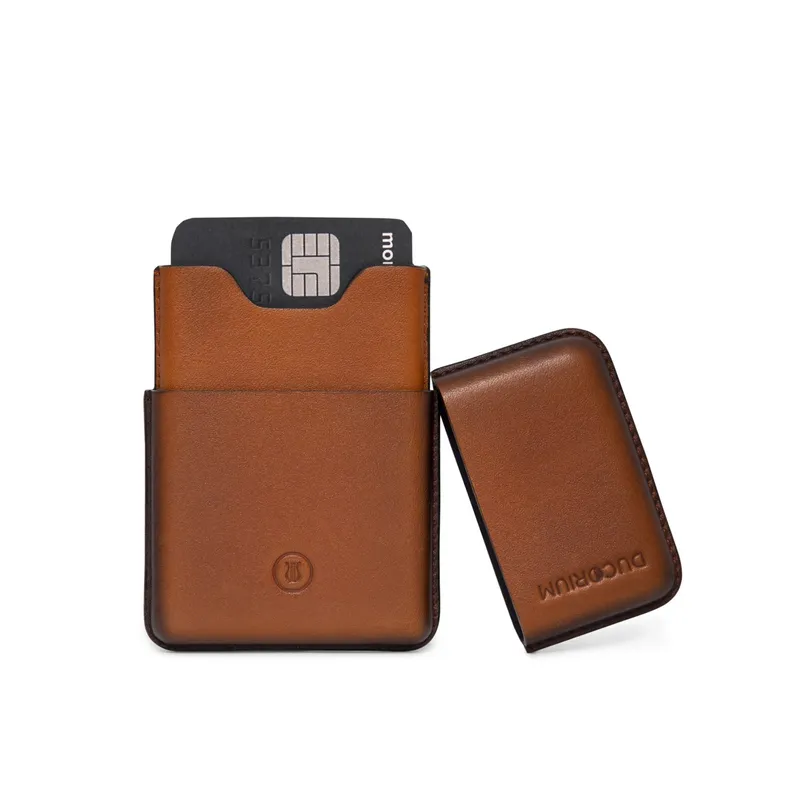 Lapis Bard Ducorium Cognac Moulded Card Case