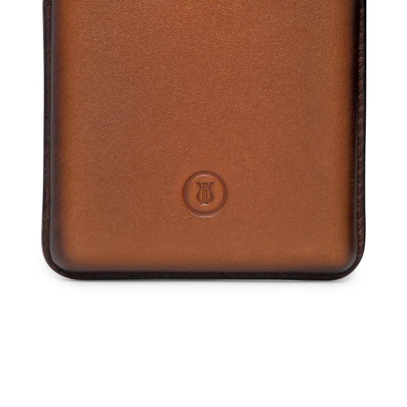 Lapis Bard Ducorium Cognac Moulded Card Case