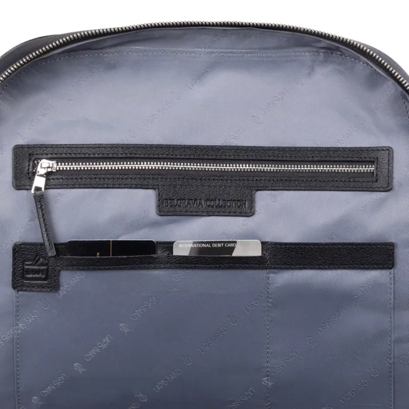 Lapis Bard Belgravia Weston Backpack - Black