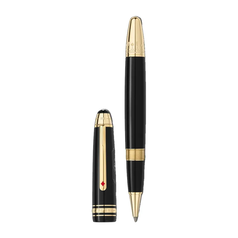 Montblanc 128379 MeisterstÃ¼ck LeGrand 'Around The World In 80 Days' Rollerball Pen - Anthracite With Gold Trims