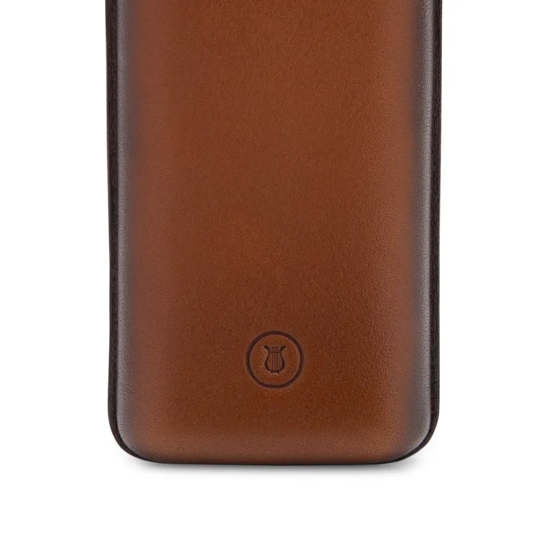 Lapis Bard Ducorium Moulded Pen Case - Cognac