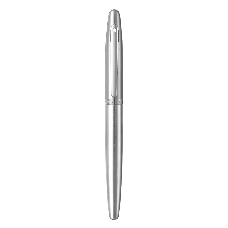 Sheaffer VFM 9426 Brushed Chrome Rollerball Pen With Chrome Trim
