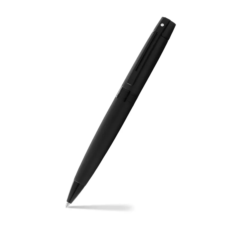 Sheaffer Gift Set 300 Ballpoint Pen with Business Card Holder  Matte Black with Black Trims