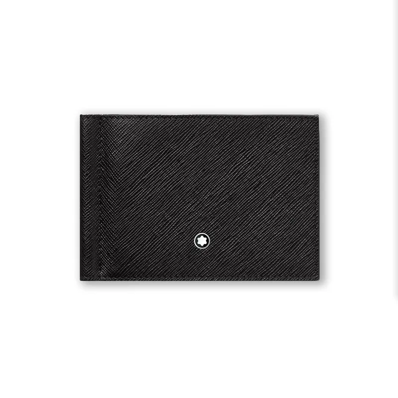 Montblanc Sartorial 6CC Wallet With Money Clip - Black