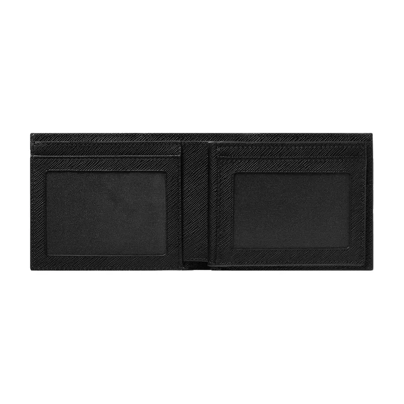 Montblanc Sartorial 6CC Wallet With Two View Pocket - Black