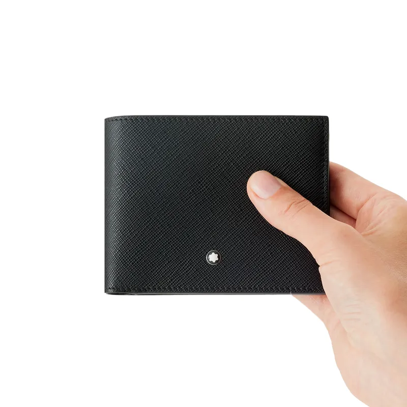 Montblanc Sartorial 6CC Wallet With Two View Pocket - Black