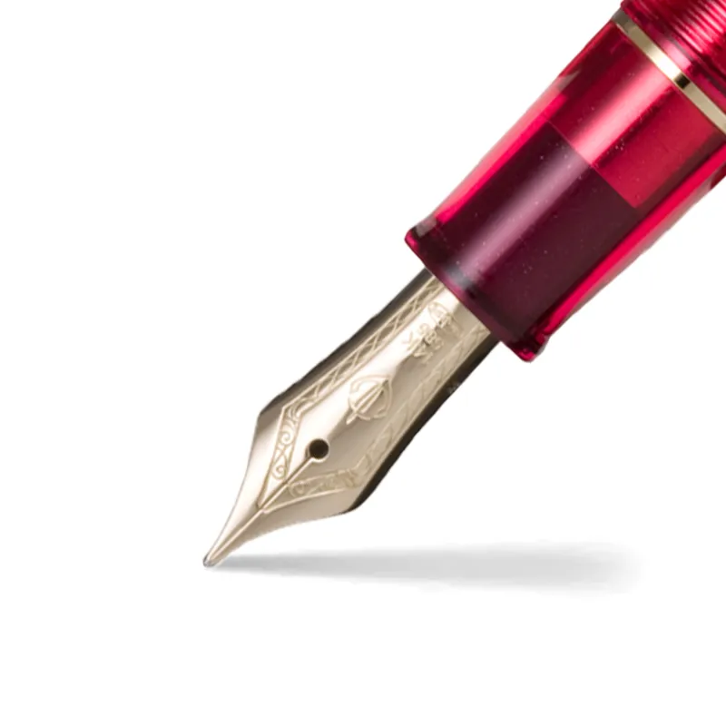 Sailor Limited Edition Jellyfish 'Japanese Sea Nettle' Fountain Pen (14K Medium) - Crimson With Gold Trims