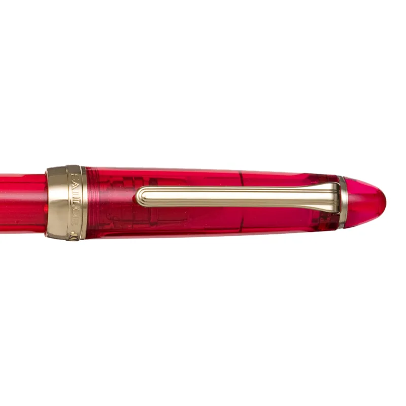 Sailor Limited Edition Jellyfish 'Japanese Sea Nettle' Fountain Pen (14K Medium) - Crimson With Gold Trims
