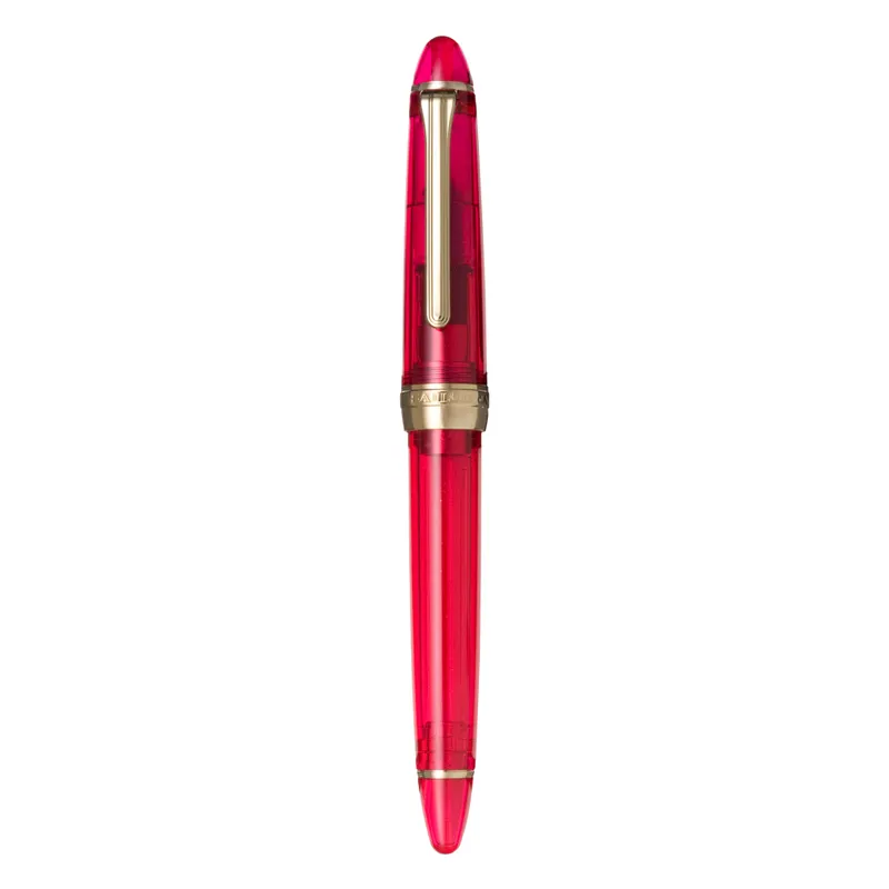 Sailor Limited Edition Jellyfish 'Japanese Sea Nettle' Fountain Pen (14K Medium) - Crimson With Gold Trims