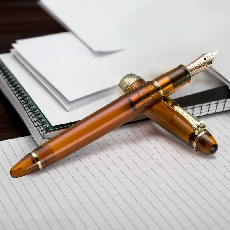 Sailor Limited Edition Jellyfish 'Fried Egg' Fountain Pen (14K Medium) - Bronze With Gold Trims
