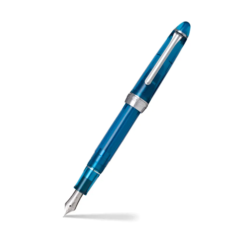 Sailor Limited Edition Jellyfish 'Freshwater' Fountain Pen (14K Medium) - Aqua With Rhodium Trims