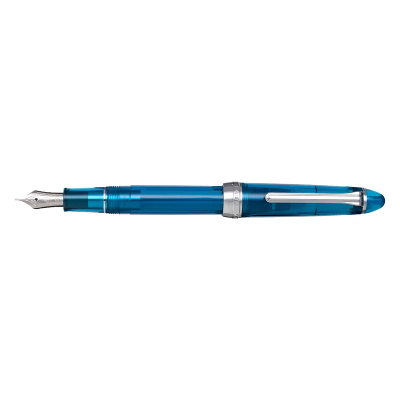 Sailor Limited Edition Jellyfish 'Freshwater' Fountain Pen (14K Medium) - Aqua With Rhodium Trims