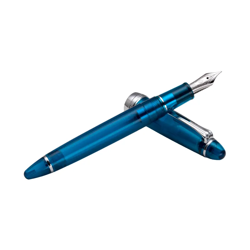 Sailor Limited Edition Jellyfish 'Freshwater' Fountain Pen (14K Medium) - Aqua With Rhodium Trims
