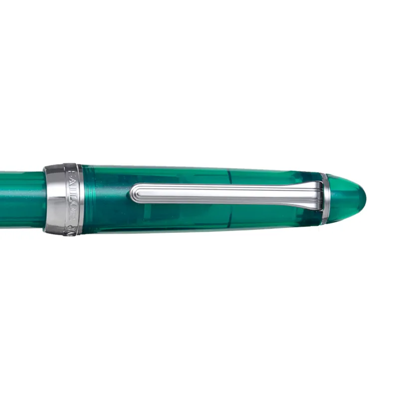Sailor Limited Edition Jellyfish 'OhWan' Fountain Pen (14K Medium) - Teal With Rhodium Trims